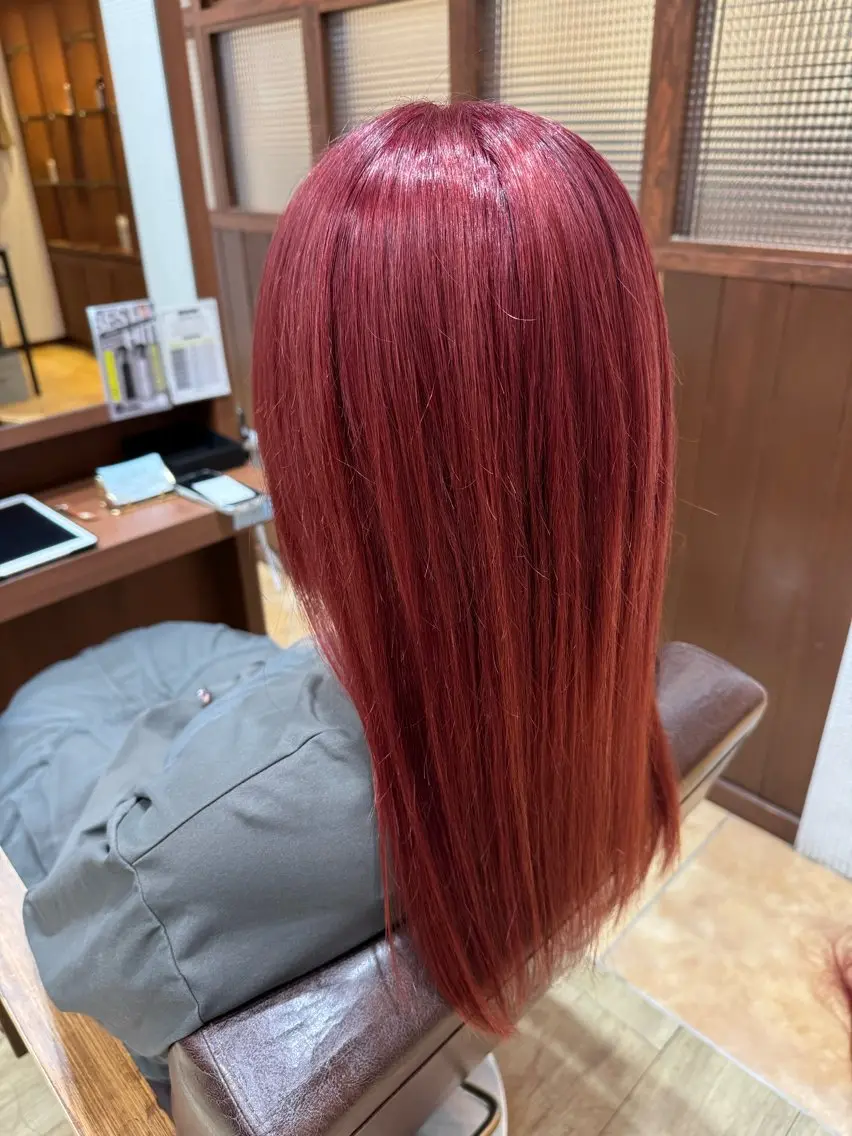 セミロング ヘアカラー ブランシェ神領店 稲垣 葵のヘアスタイル