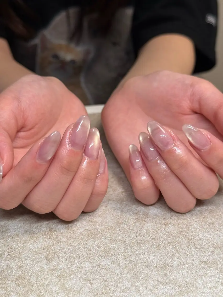ネイル マグネットネイル ワンカラーネイル Bell Nailのネイルデザイン
