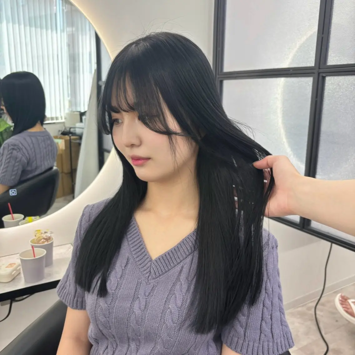 ロング カラー ヘアカラー Ren. 🦋デザインカラーのヘアスタイル