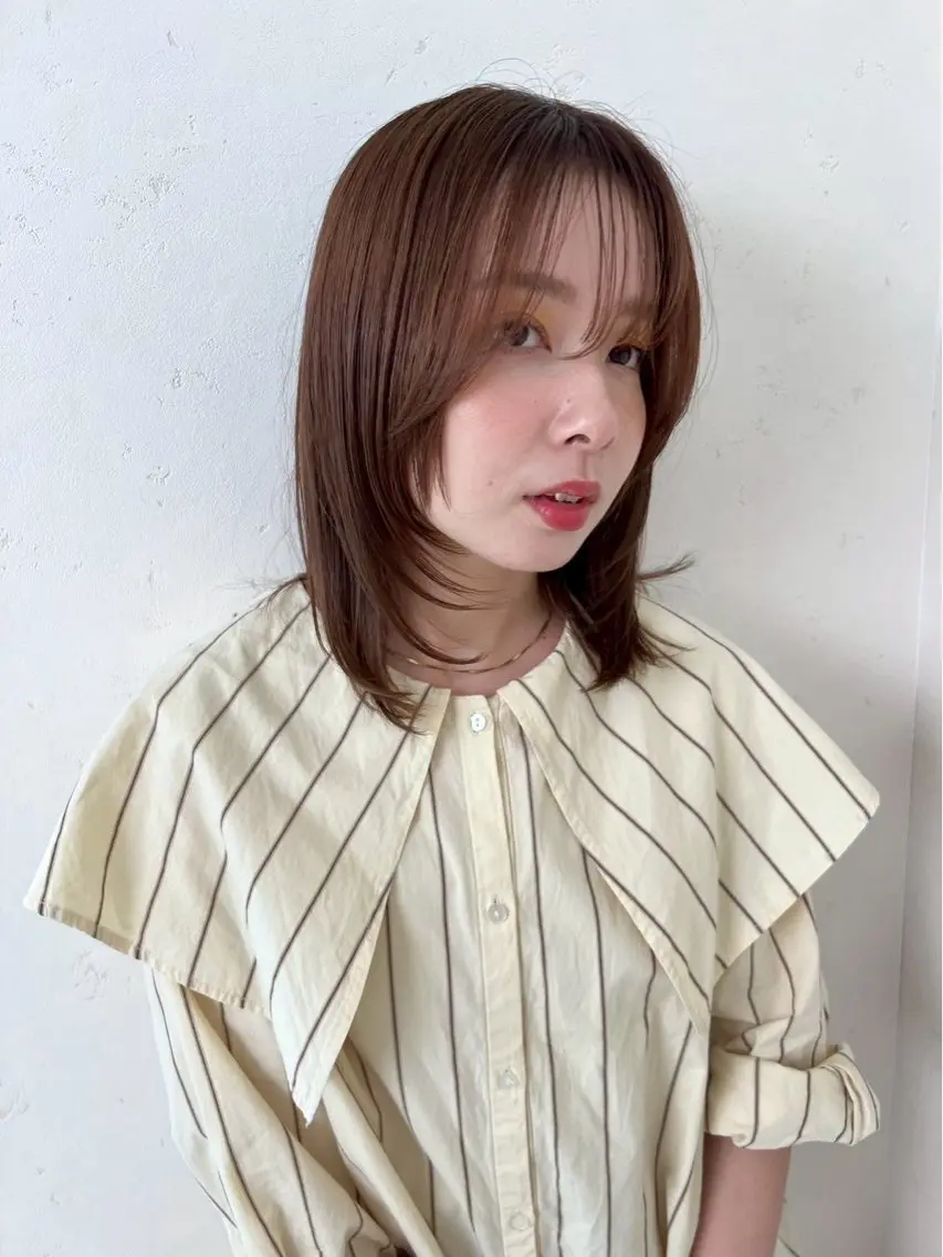 カラー 阪田 芽依のヘアスタイル
