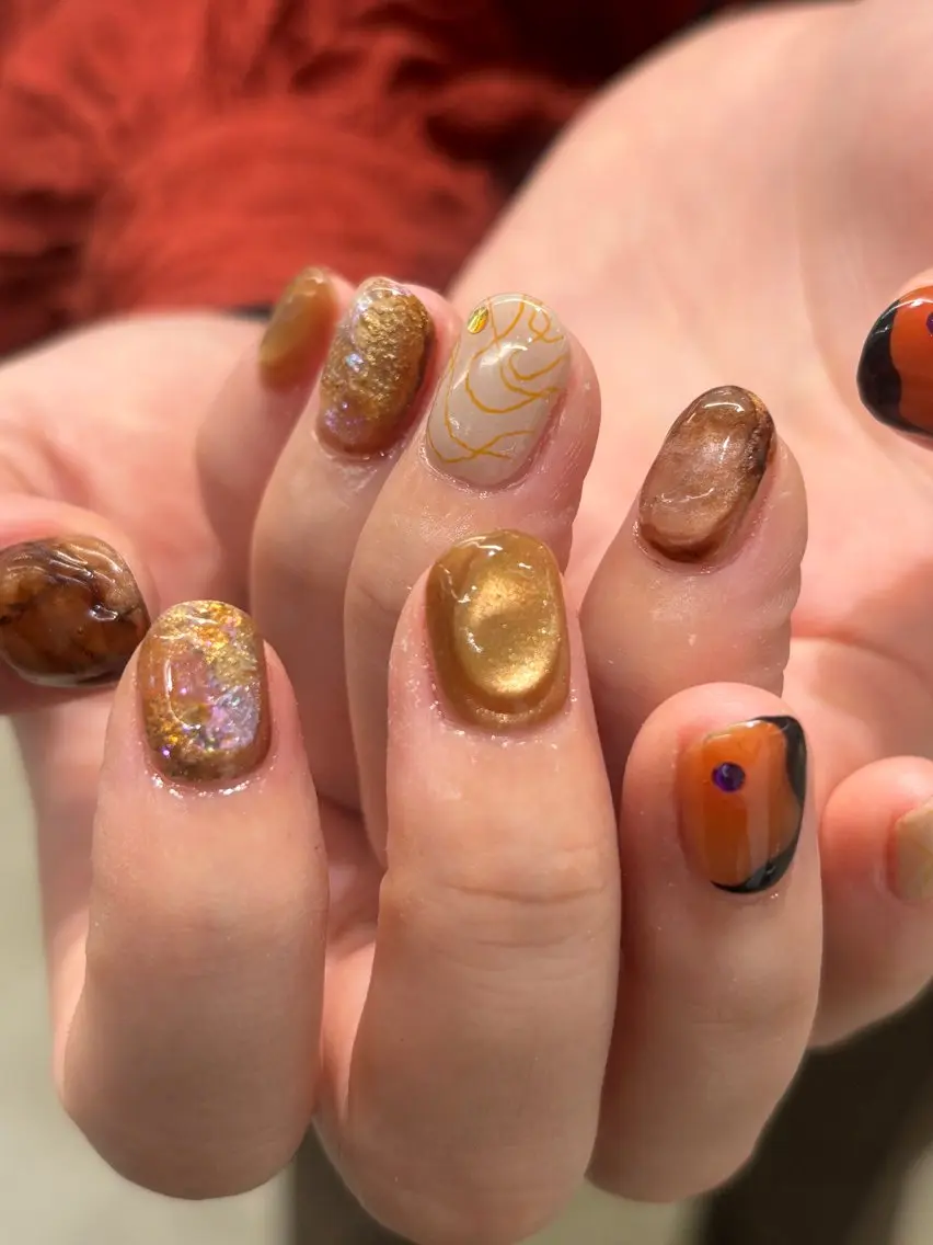 ネイル ハロウィン ハンドネイル chika / nailのネイルデザイン