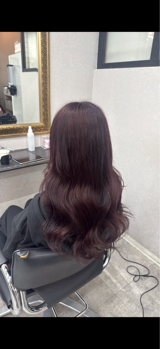 ロング カラー ヘアカラー トリートメント 縮毛矯正/ダブルカラ ー🍒misakiのヘアスタイル