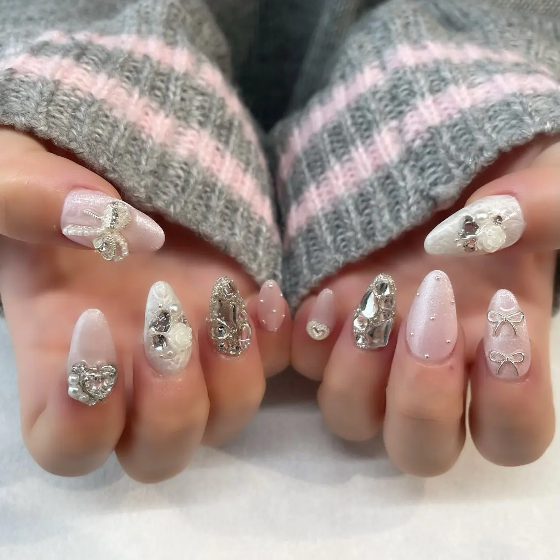ネイル ハンドネイル 💎🐰 saki. m 🐰💎のネイルデザイン