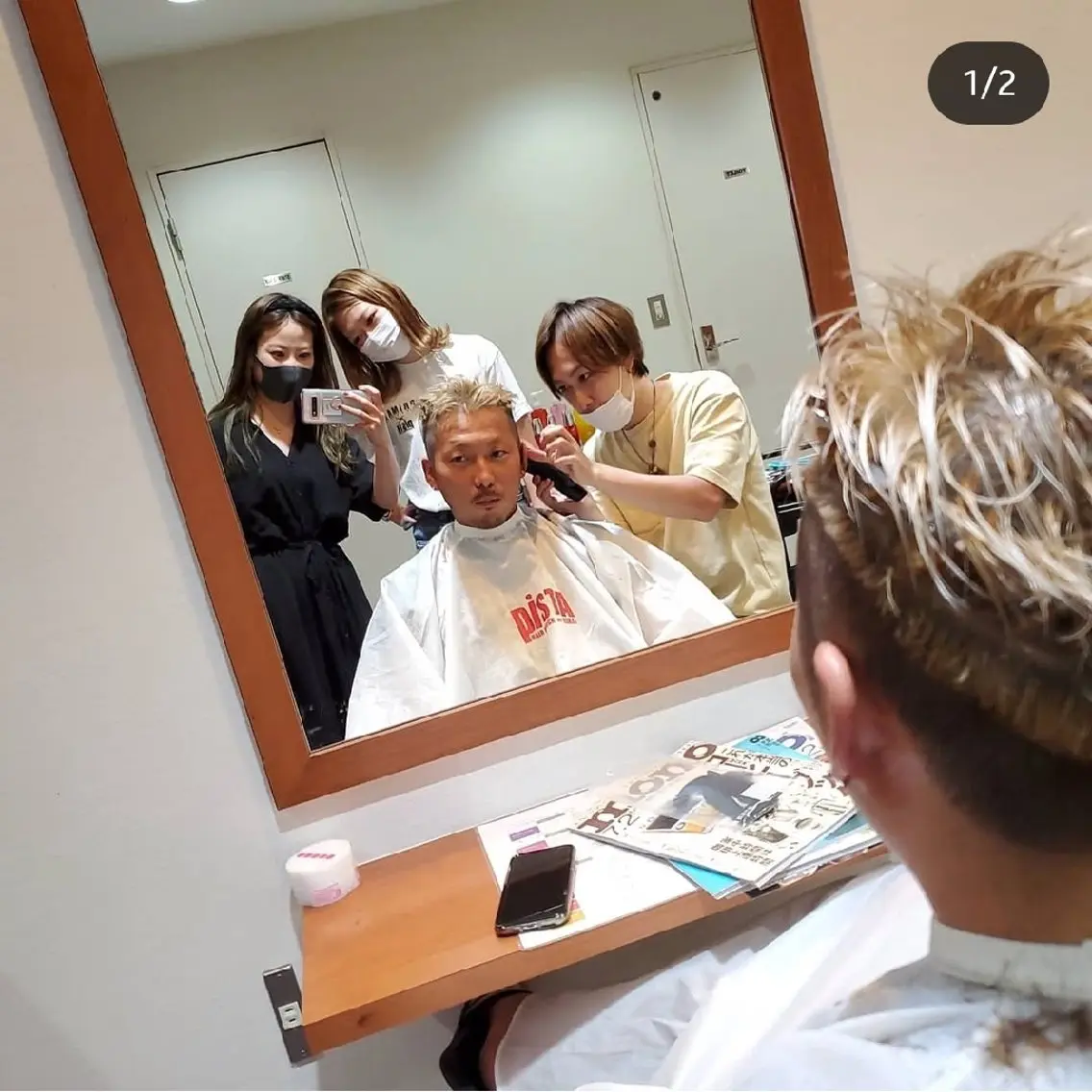 メンズ 谷 結奈のヘアスタイル
