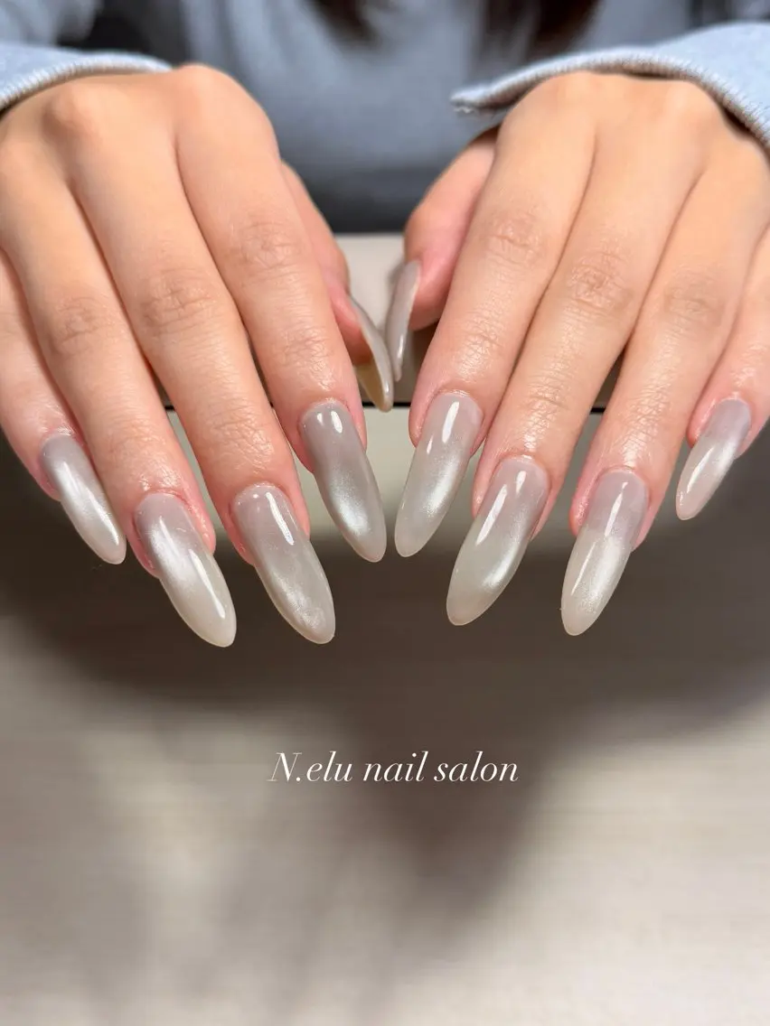ネイル マグネットネイル ハンドネイル N.elu nail salonのネイルデザイン
