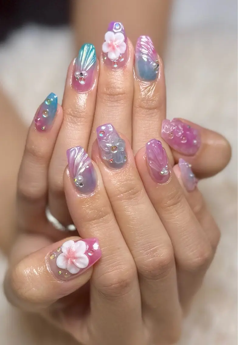 ネイル 夏ネイル nailsalon leam3のネイルデザイン