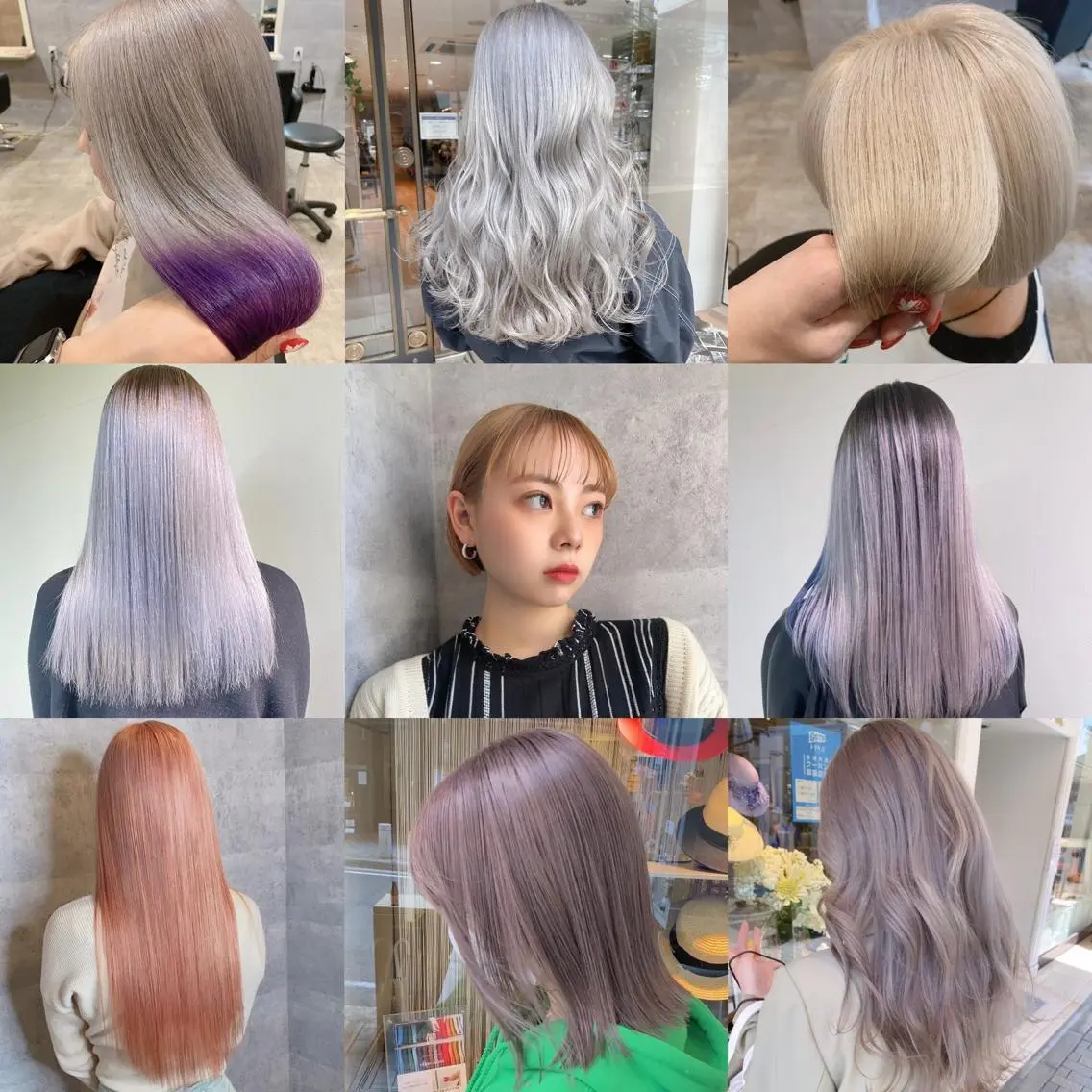 セミロング カット ヘアカラー トリートメント _ WHITE三宮店のヘアスタイル