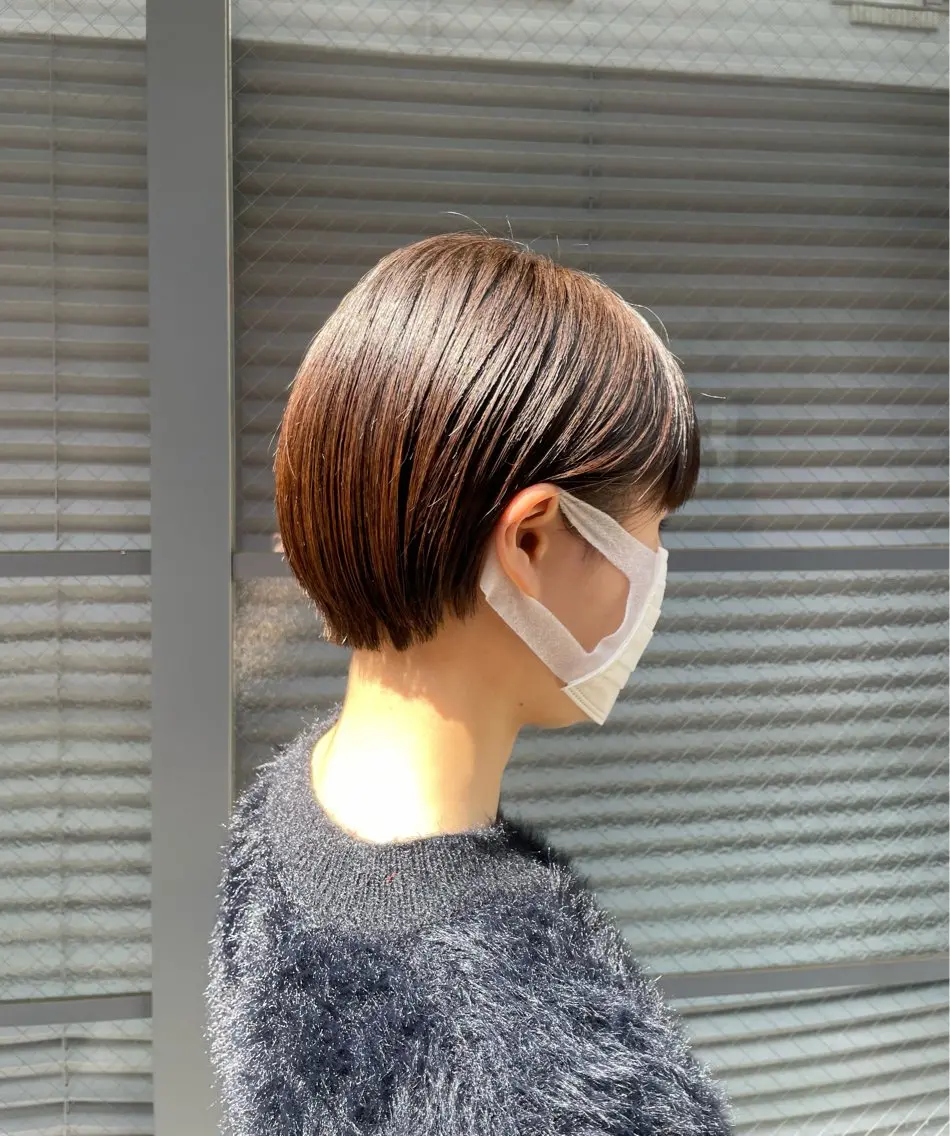 ショート ショートヘア カット 🌷【暖色艶カラー】 shiori🌷のヘアスタイル