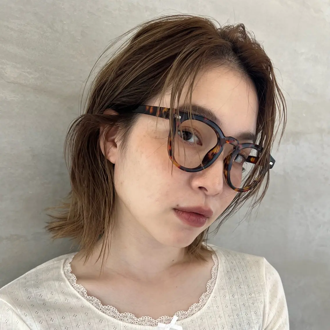 ショート カット サカモト ナオミのヘアスタイル