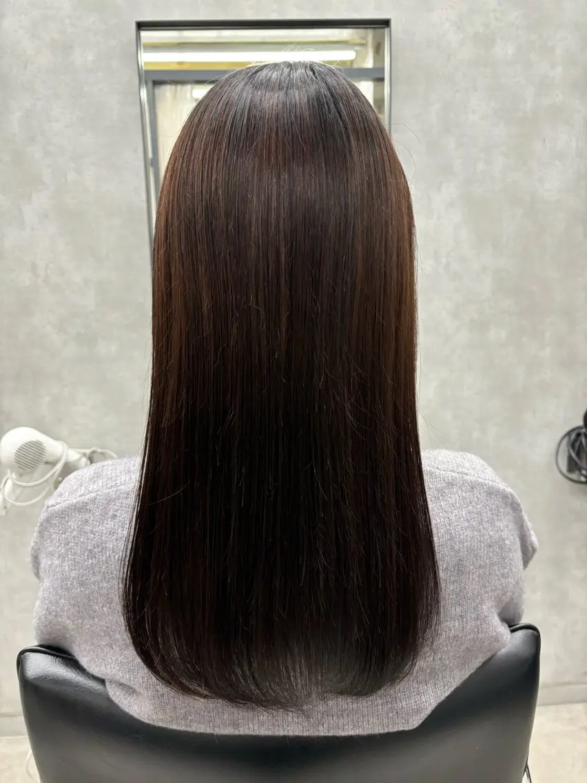 ロング カラー 髪質改善 縮毛矯正 トリートメント すぐ巻ける縮毛矯正 🍀勝倉　麗のヘアスタイル