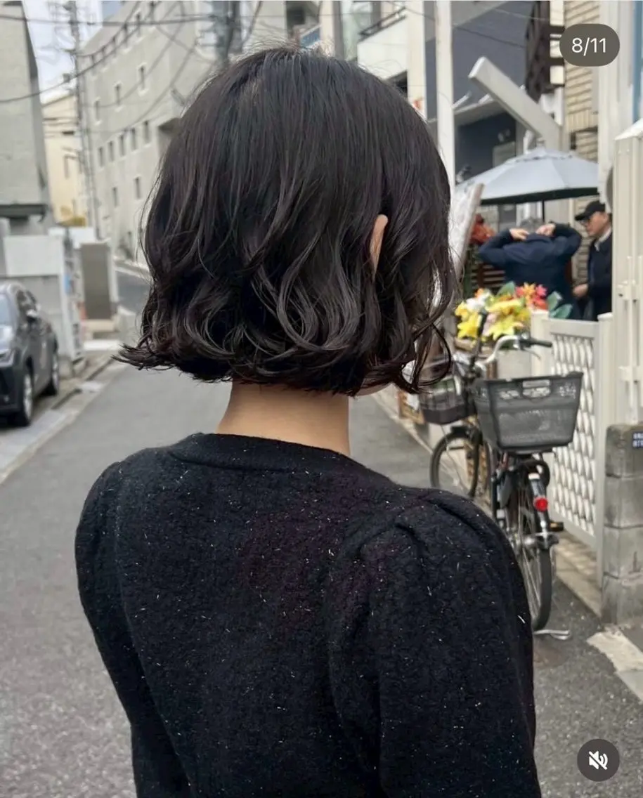 【歴13年の似合わせ✂️】大人ボブパーマモデル募集 バックスタイル撮影可能な方限定の写真