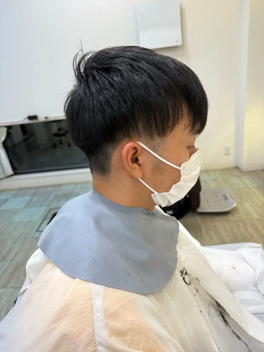 カラー メンズ 永井 天斗のヘアスタイル