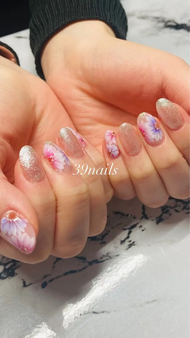 ネイル ハンドネイル 39-nails EharaMikuのネイルデザイン
