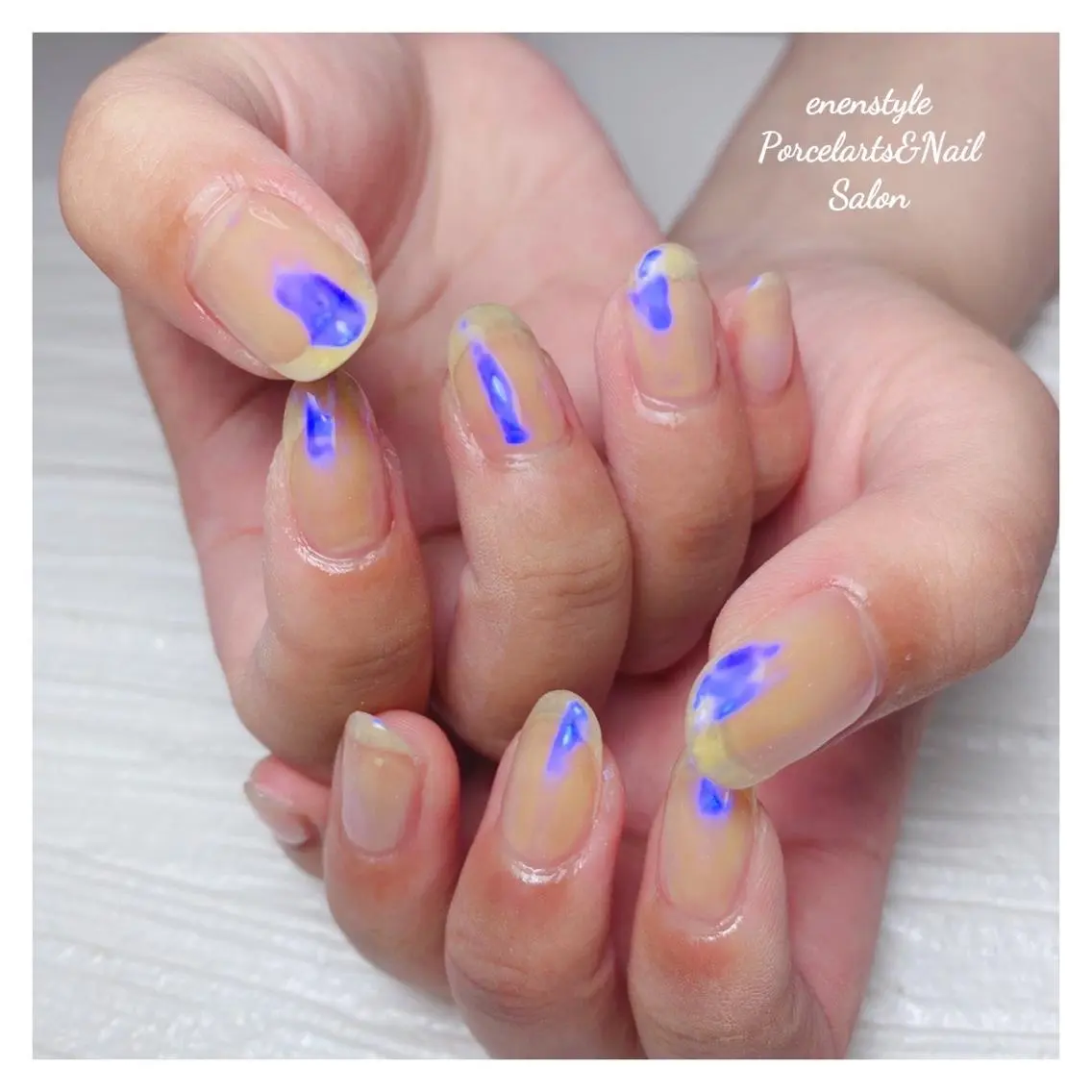 ミディアム ネイル 🐾enen style 🐾のネイルデザイン