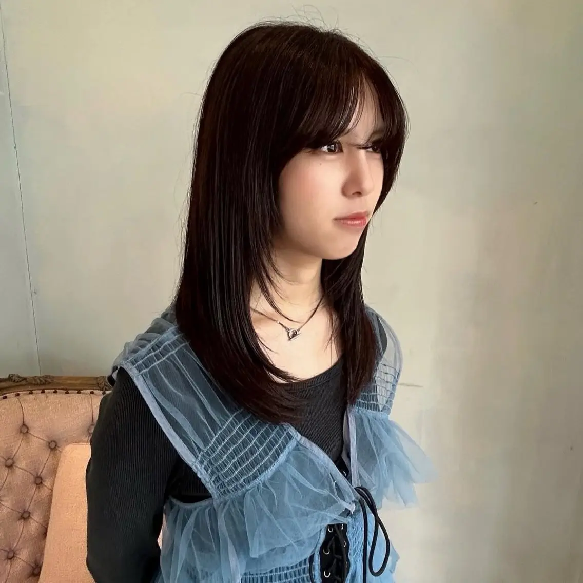 セミロング カラー ブラウンカラー 透明感カラー ココアブラウン トリートメント Manaka ☺︎のヘアスタイル