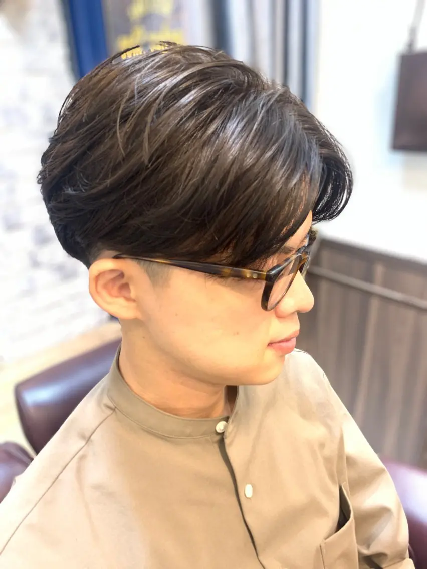 メンズ フリーランス理美容師 いさかのヘアスタイル