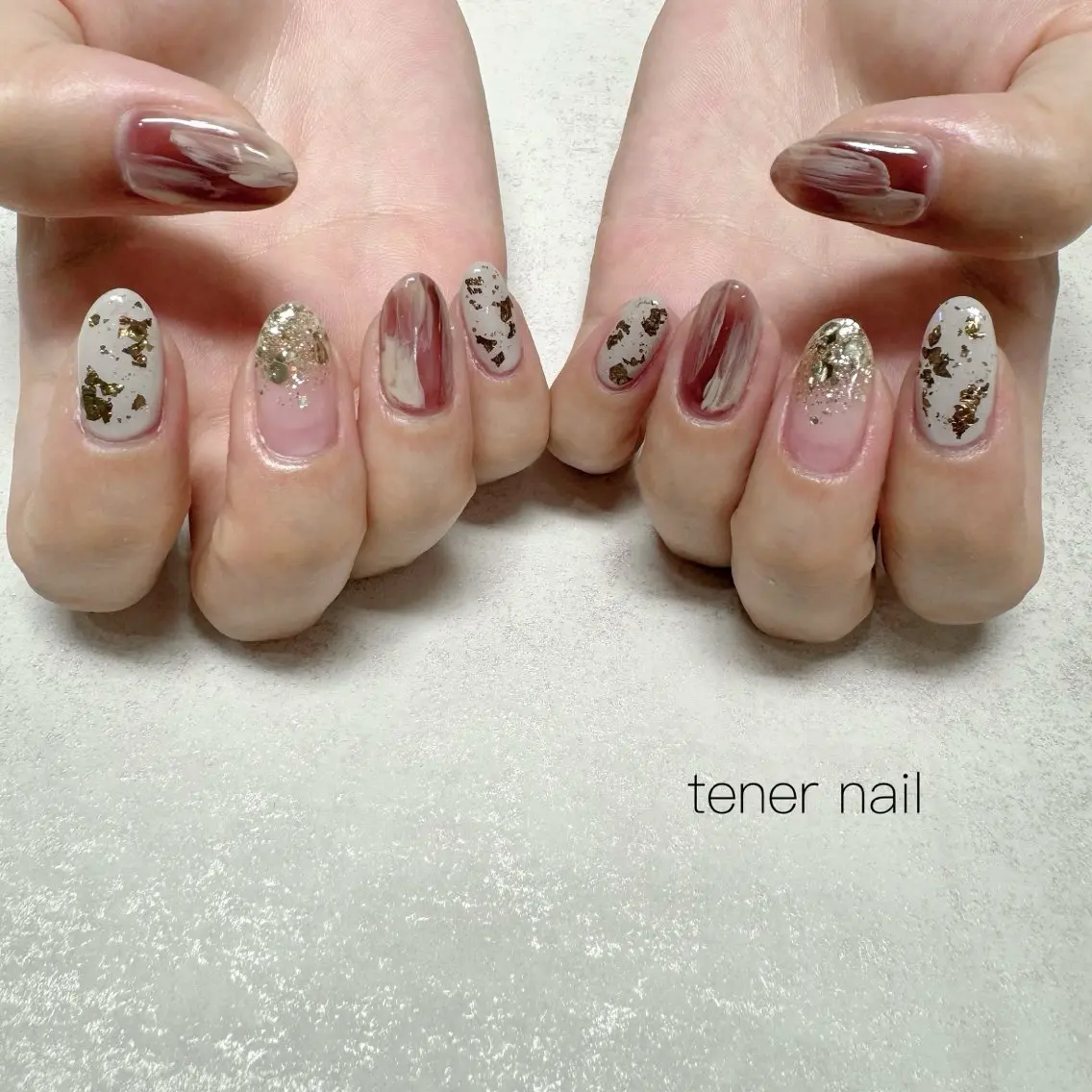 ネイル ニュアンスネイル ハンドネイル テネルネイル tener nailのネイルデザイン