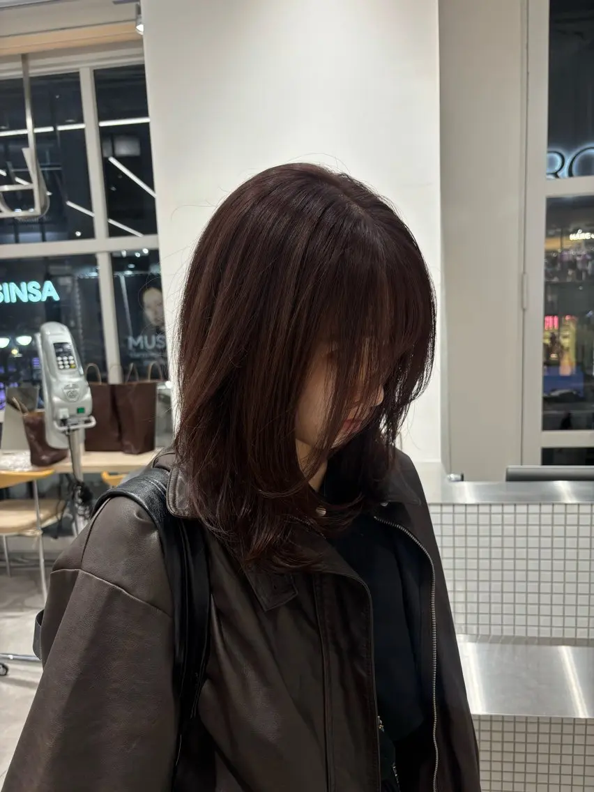 ロング ヘアカラー トリートメント 縮毛矯正/透明感 カラー🍀そら🪽‪のヘアスタイル