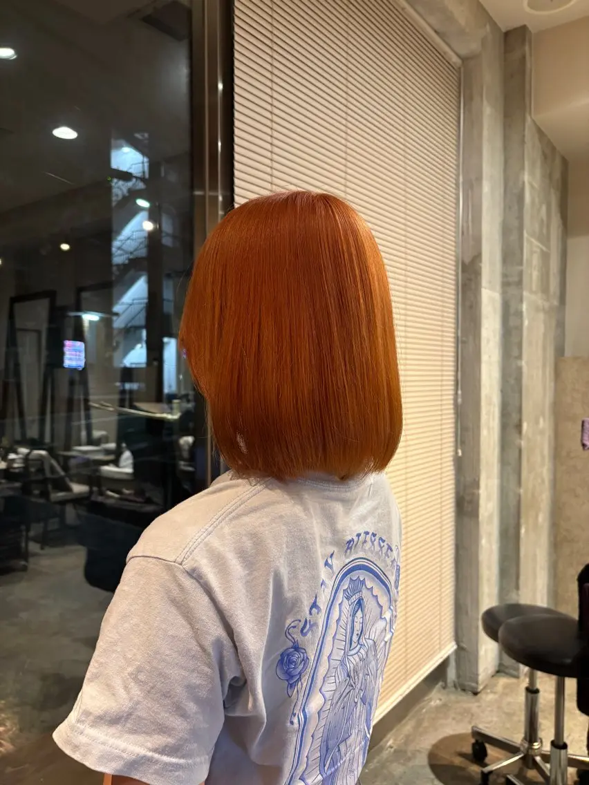 カラー ブリーチ ヘアカラー 小野 愛花のヘアスタイル