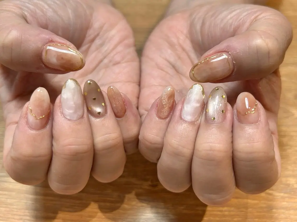 ネイル ハンドネイル ibelu 梅田 杉浦のネイルデザイン