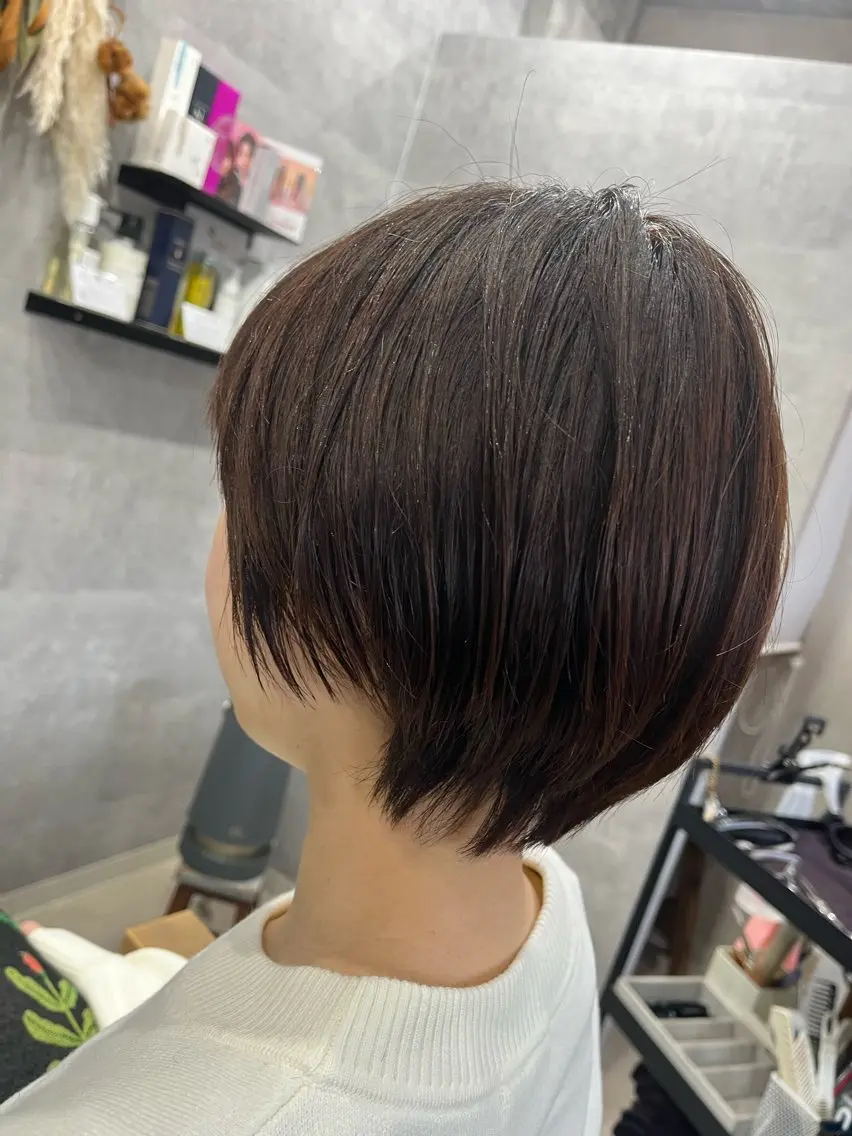 ショート ヤマモト ヒロミのヘアスタイル