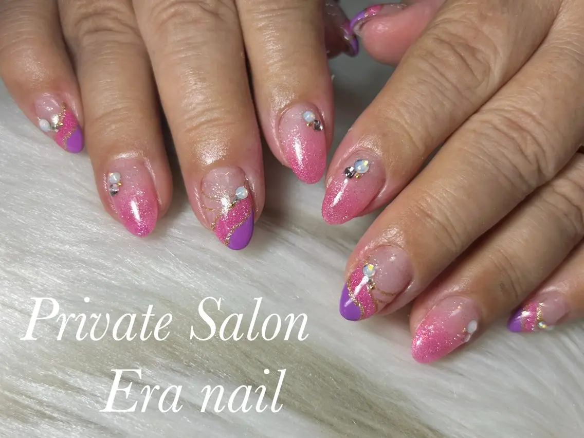 ネイル 持ち込み ハンドネイル Era nailのネイルデザイン