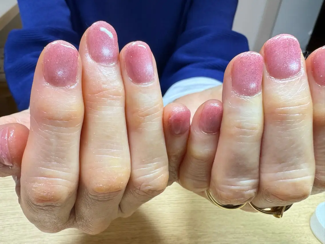 【オフ込み】ワンカラーネイルの写真