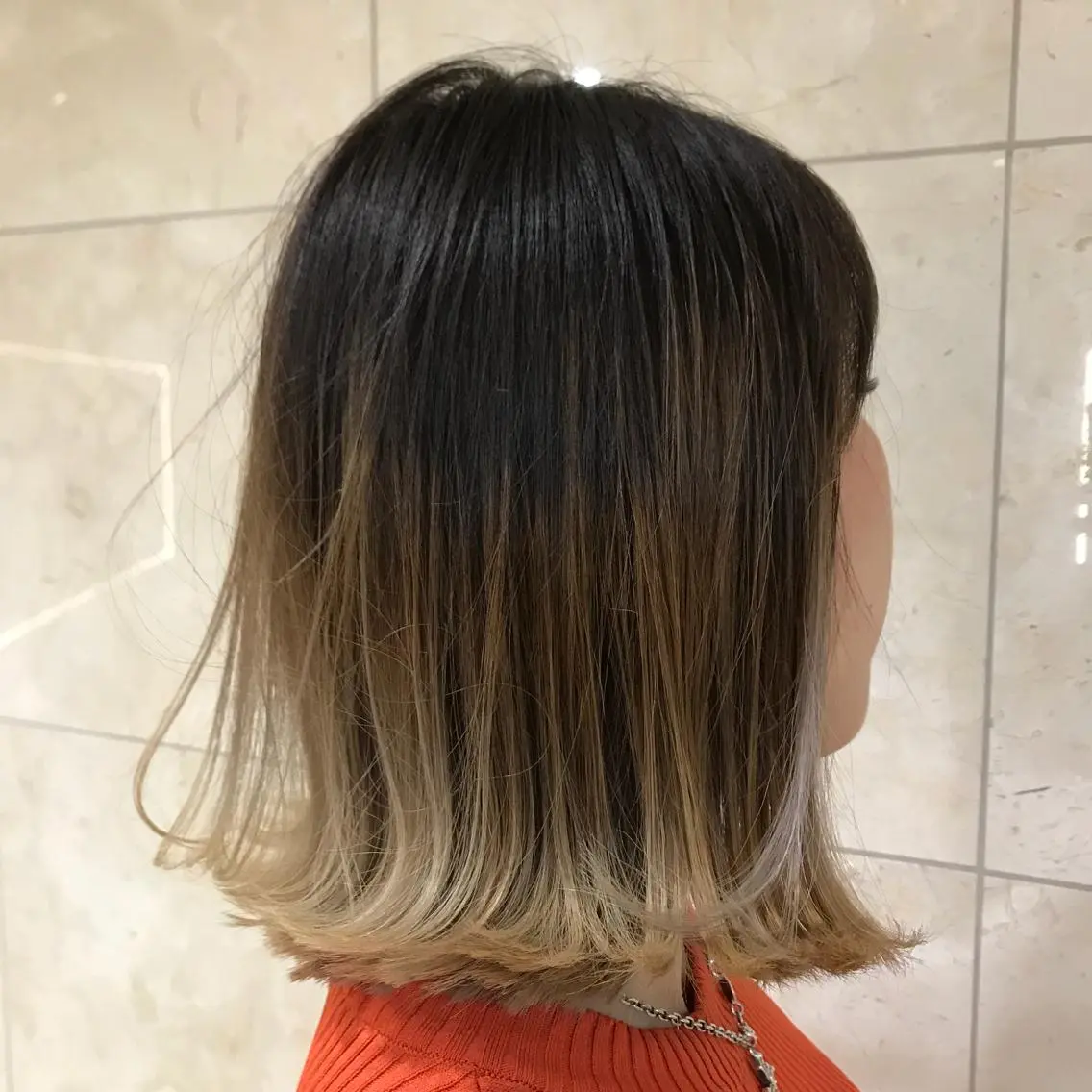 ショート カラー ブリーチ 透明感カラー ハイライトカラー ハイライト 清水　仰士 ROW町田のヘアスタイル