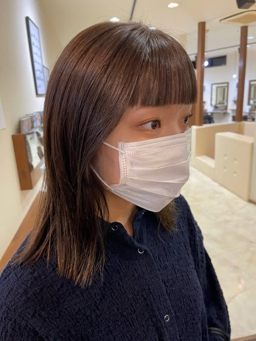 ミディアム 梶原 真帆のヘアスタイル