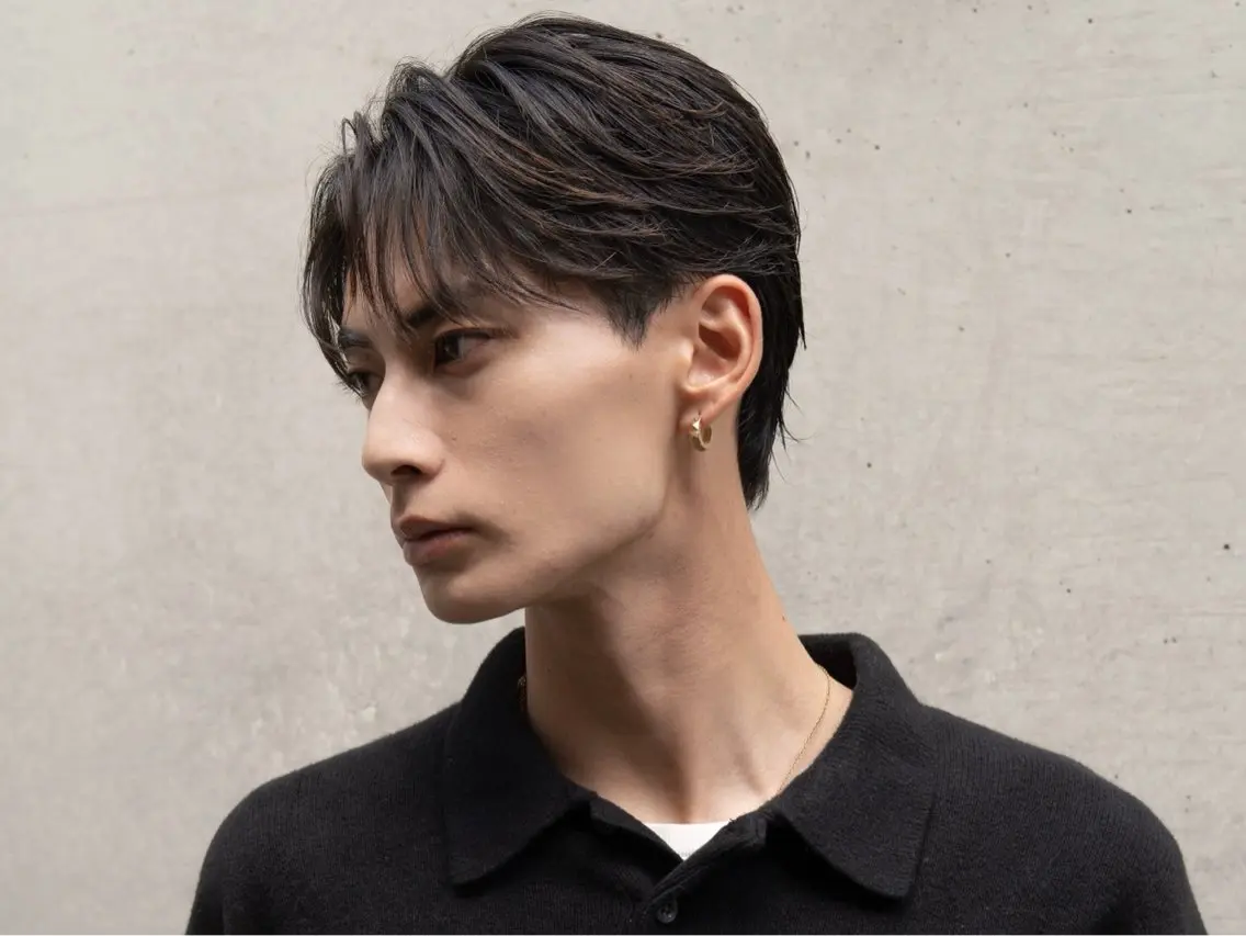 ショート パーマ メンズ 縮毛矯正 カット 縮毛矯正 メンズパーマ 曲がる縮毛矯正 稲村のヘアスタイル