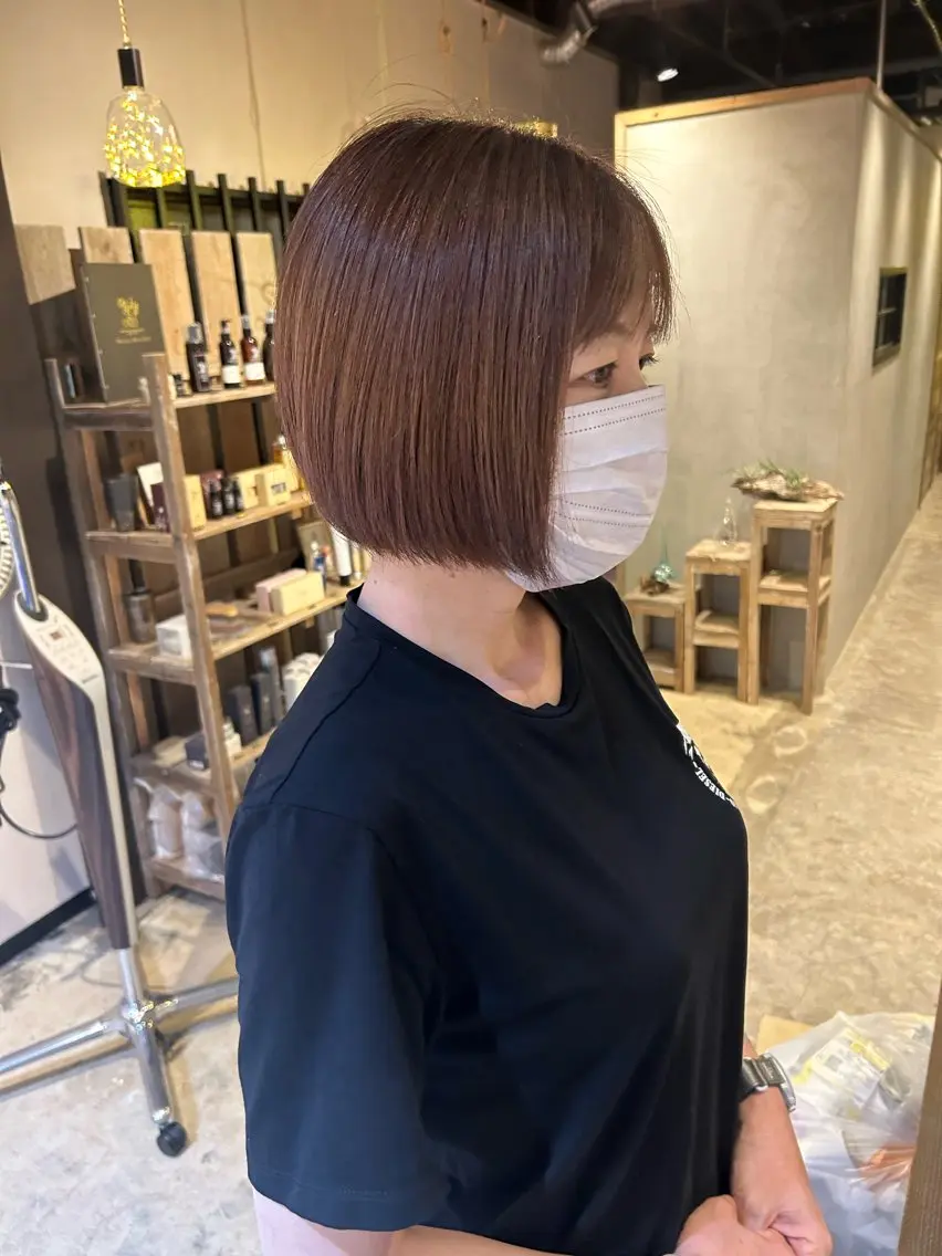 ショート ボブ 北原 紗希のヘアスタイル