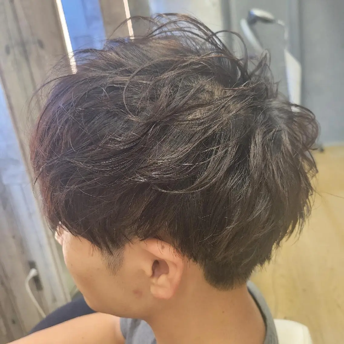 メンズ カット パーマ 💐Romio綱島 大墨💐のヘアスタイル