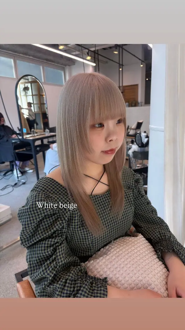カラー ヘアカラー 無料カットモデル募集 暖色カラー🎀のヘアスタイル