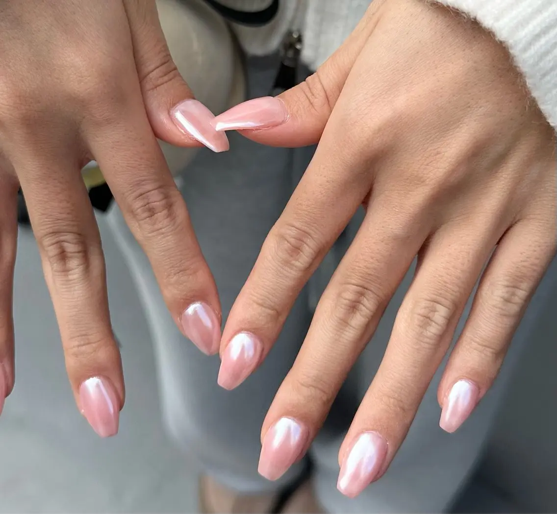 ネイル ホワイト ハンドネイル IROHA NAIL Rinoのネイルデザイン