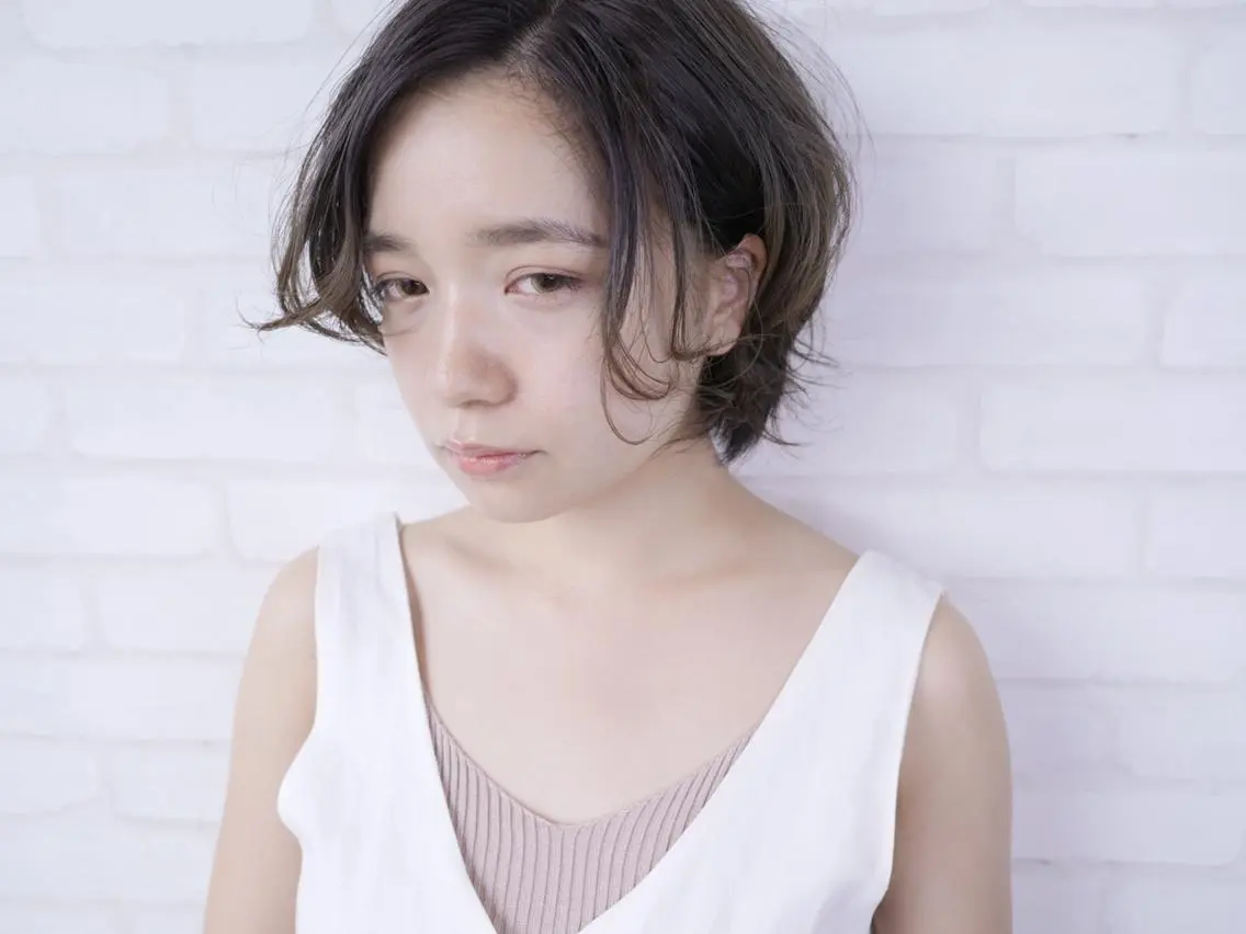 ミディアム カラー パーマ ヘアアレンジ 大久保寿高✨ なりたい色を叶える✨のヘアスタイル