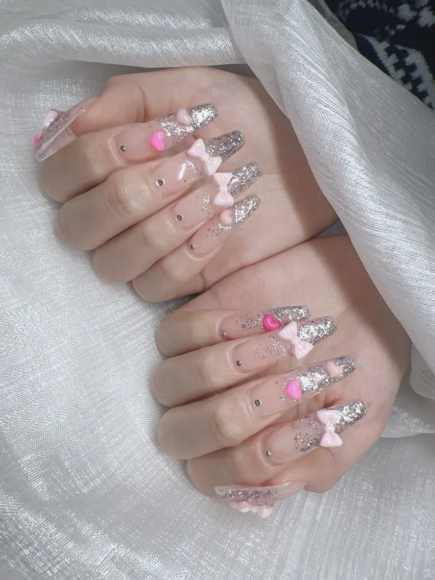 ネイル ハンドネイル Lee Nails チップ長さだし専門店のネイルデザイン