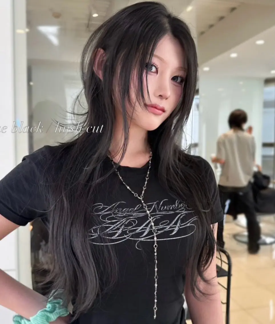 ロング カラー ヘアアレンジ カット ヘアカラー トリートメント ヘアセット 🫧🇰🇷韓国ヘア レイヤー🐺Yutaのヘアスタイル