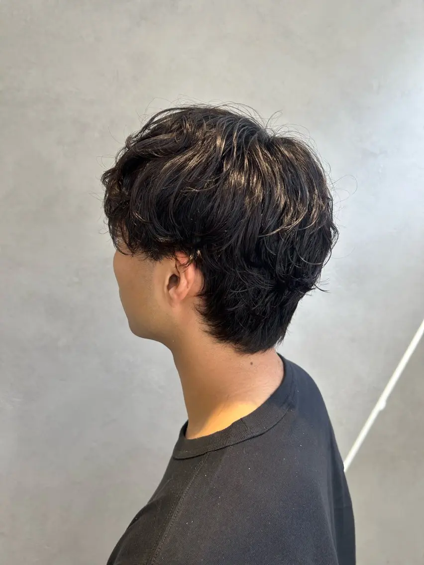 ショート メンズ メンズパーマ 谷口 瑠莉のヘアスタイル