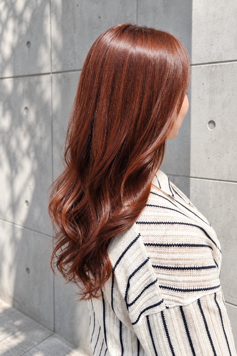 セミロング カラー ✨透明感×艶髪| 似合わせカラーのヘアスタイル