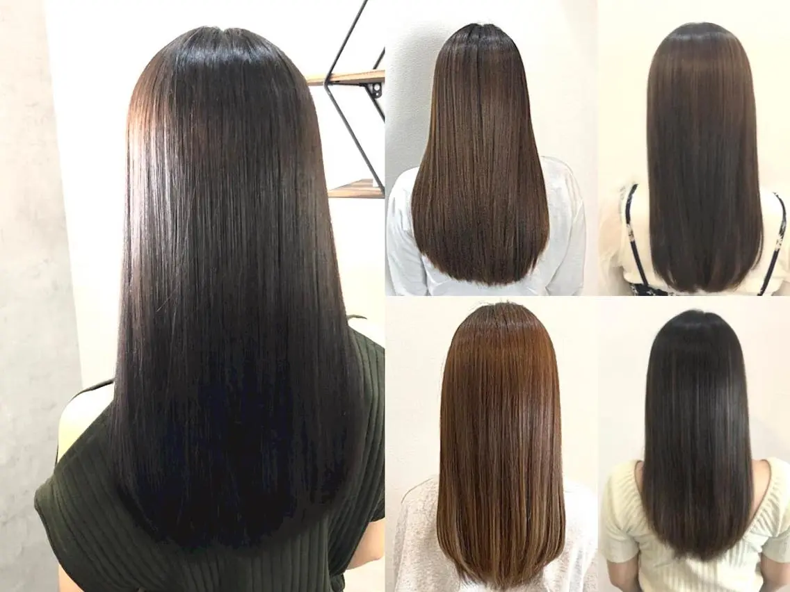 ミディアム カラー ヘアアレンジ 髪質改善 縮毛矯正 VIM hairおもろまち店のヘアスタイル
