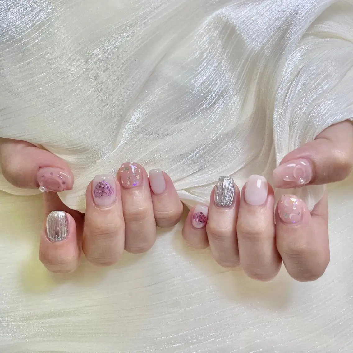 ネイル ハンドネイル ハンドケア 🍑 momo_nailのネイルデザイン