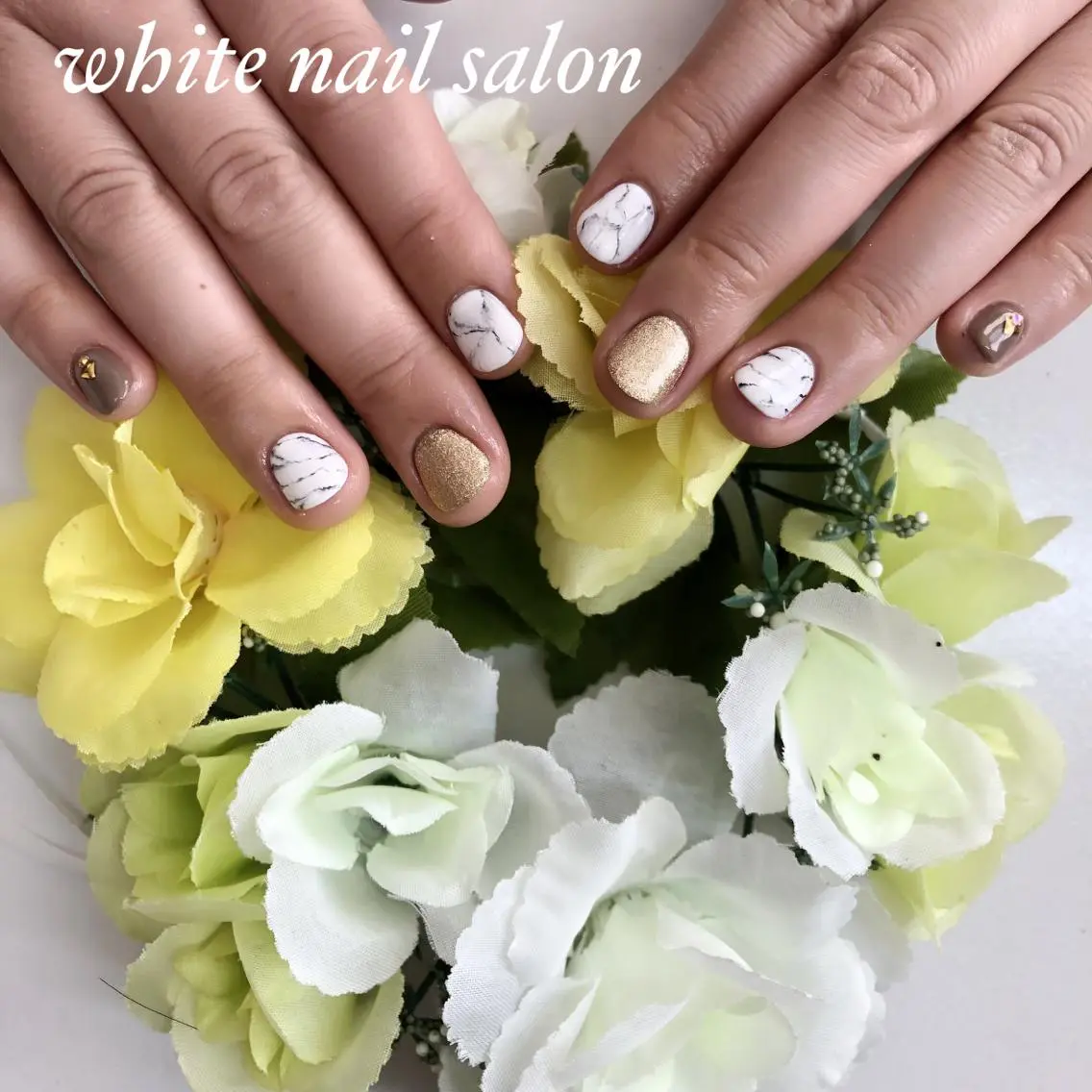 ネイル フットネイル ジェルネイル ハードジェル オフィスネイル スカルプネイル ハンドネイル white nail salonのネイルデザイン
