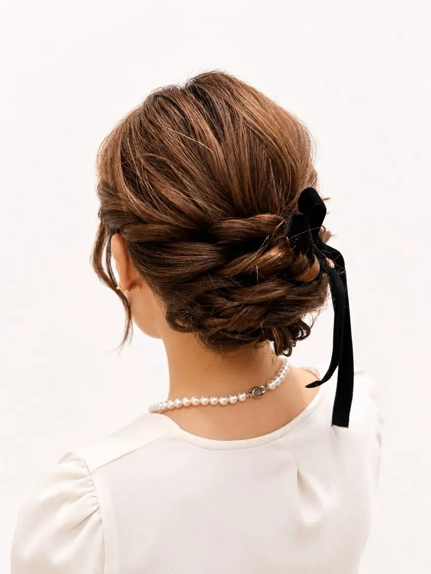 ロング ヘアアレンジ ヘアセット ヘアセット ヘッドスパ/河西未来のヘアスタイル