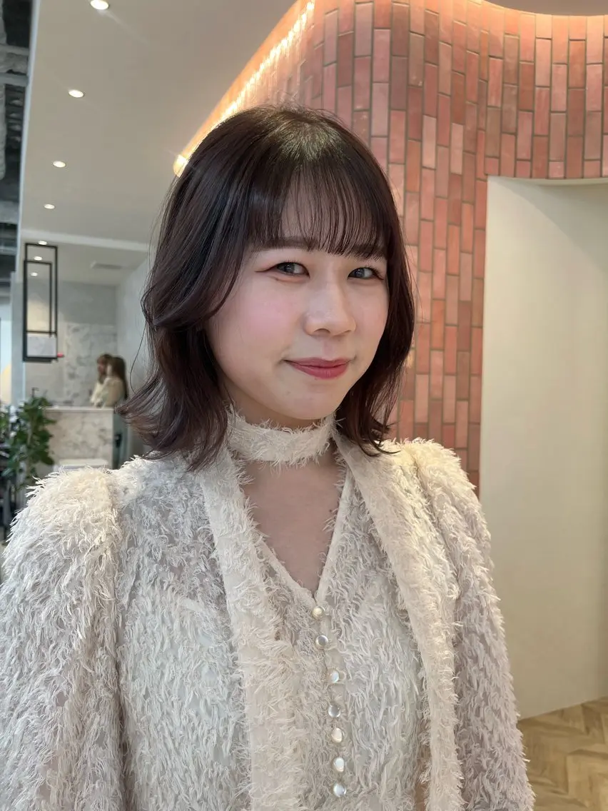 ショート カラー 柔らかい艶暖色 レイヤー🫧姫汝のヘアスタイル