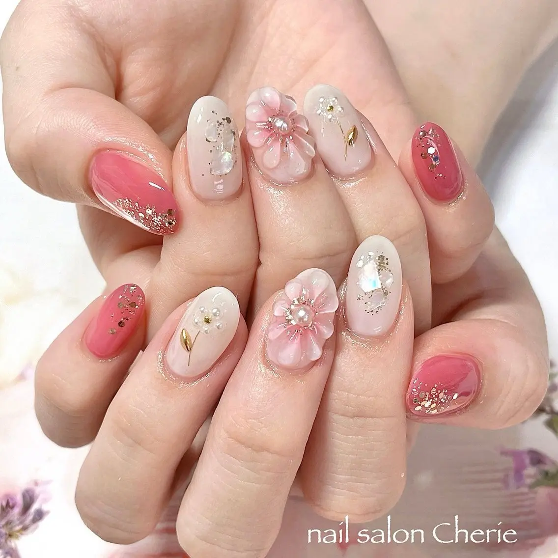 ネイル ハンドネイル nail salon Cherieのネイルデザイン