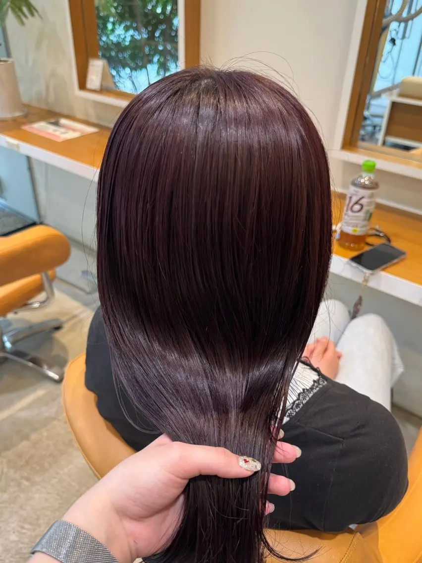 セミロング カラー カット ヘアカラー トリートメント 波津久 鈴愛のヘアスタイル