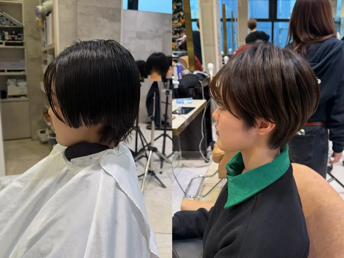 ショート 髙山 莉愛のヘアスタイル