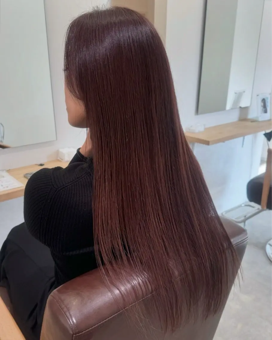 🫧カラー+集中ケア+ヘッドスパ🫧カラーと同時にしっかり補修✨うるおいのある髪へ導きます🌿の写真