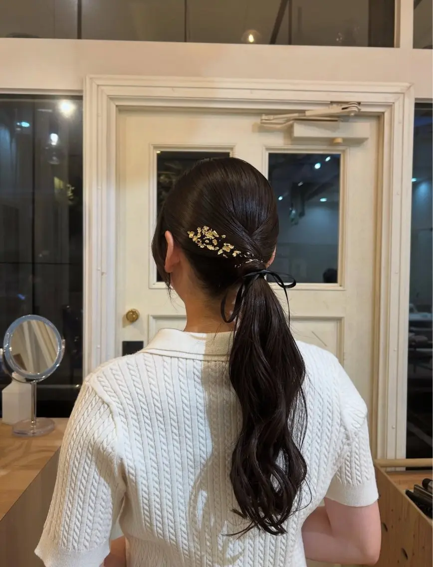 ロング ヘアアレンジ MAISON ema 🩵笹野 希里香のヘアスタイル