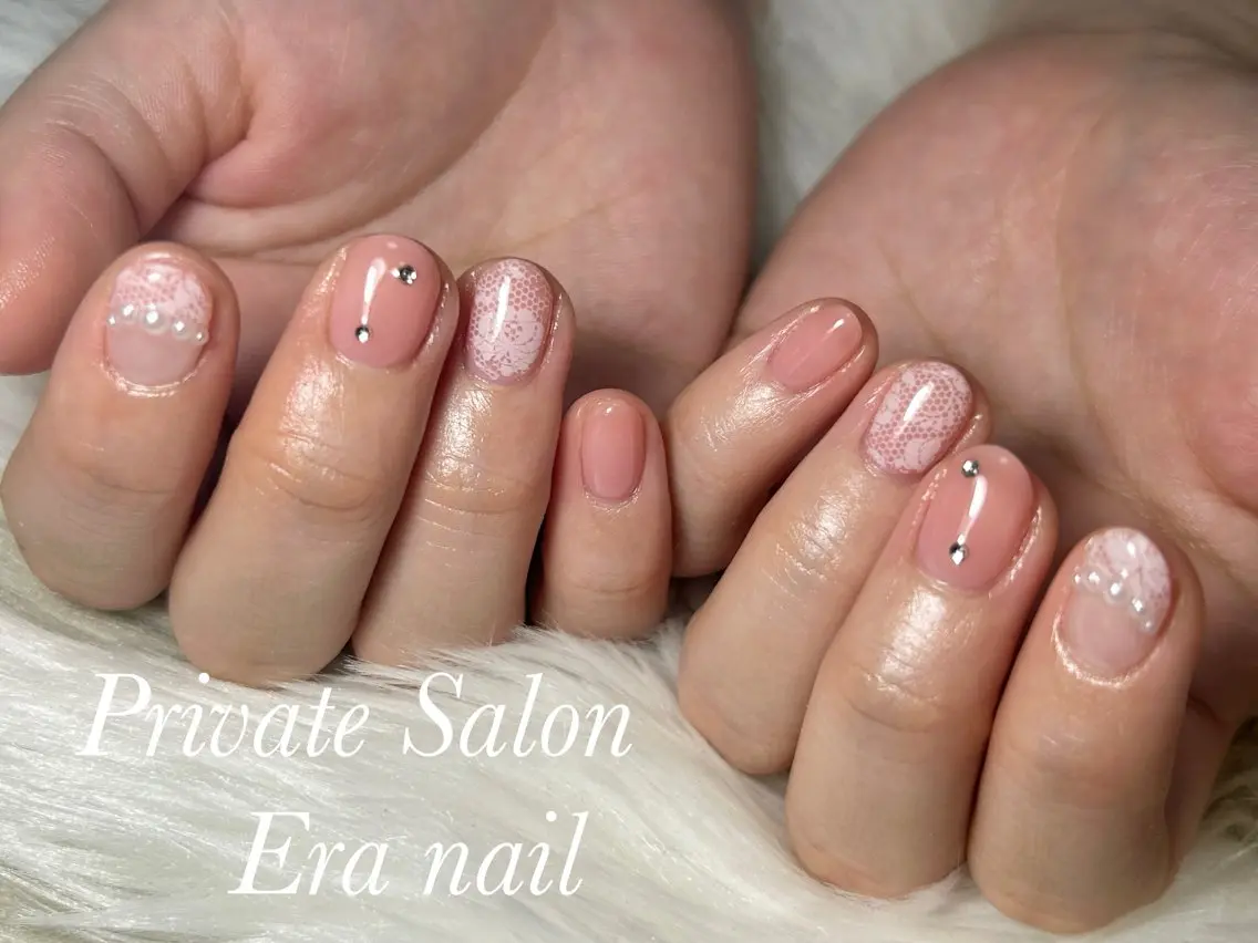 ネイル レース ハンドネイル Era nailのネイルデザイン